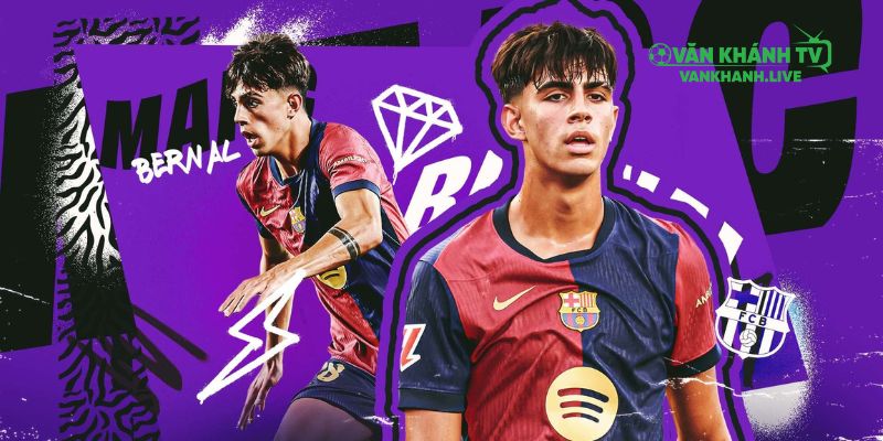 Marc Bernal, ngọc trai La Masia, trở lại sân cỏ sau chấn thương.