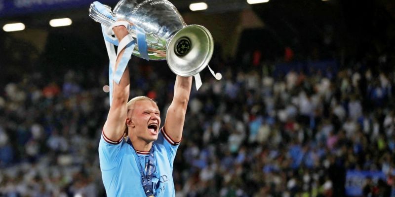 Chức vô địch C1 cùng với Man City là danh hiệu lớn nhất sự nghiệp của Haaland