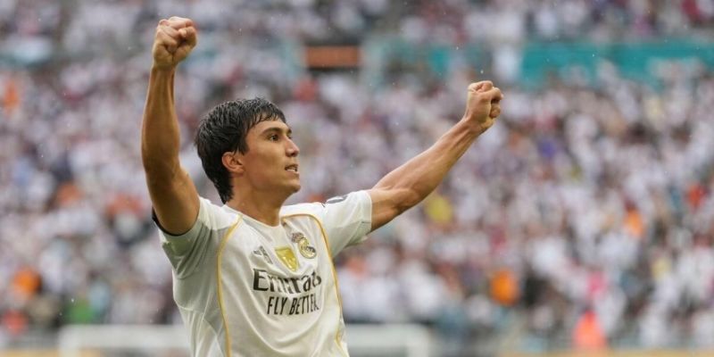 Gonzalo García được xem là tương lai trên hàng công của Real Madrid